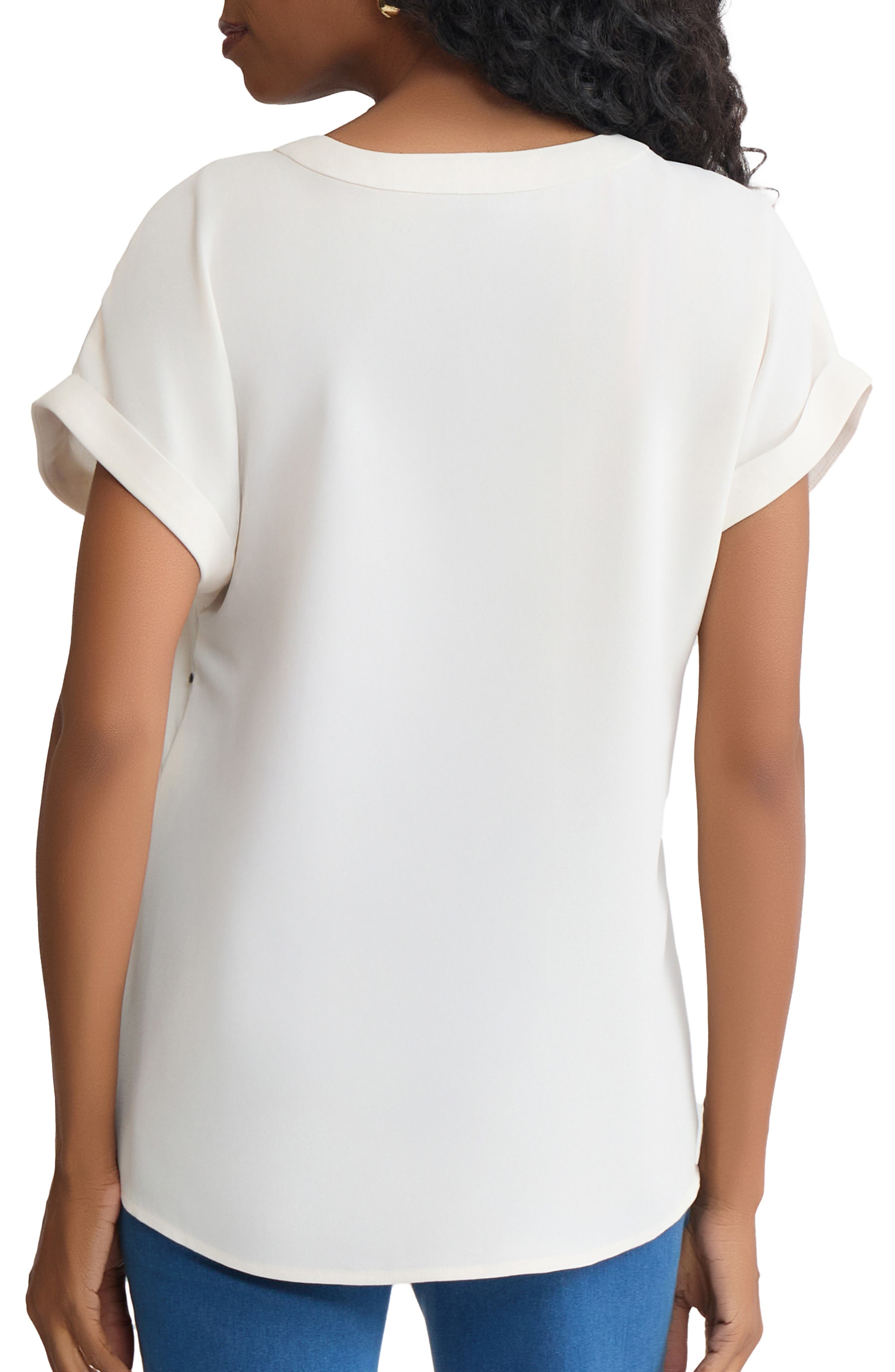 Cuffed Short Sleeve Top - image 2