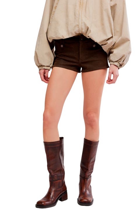 Vagabond Faux Leather Shorts