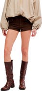 Free People Vagabond Faux Leather Shorts