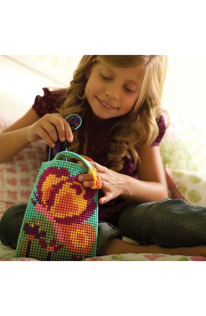 4M Easy To Do Cross Stitch, DIY Sewing Craft Kit, Kids 8+, Alternate, color, Multicolored