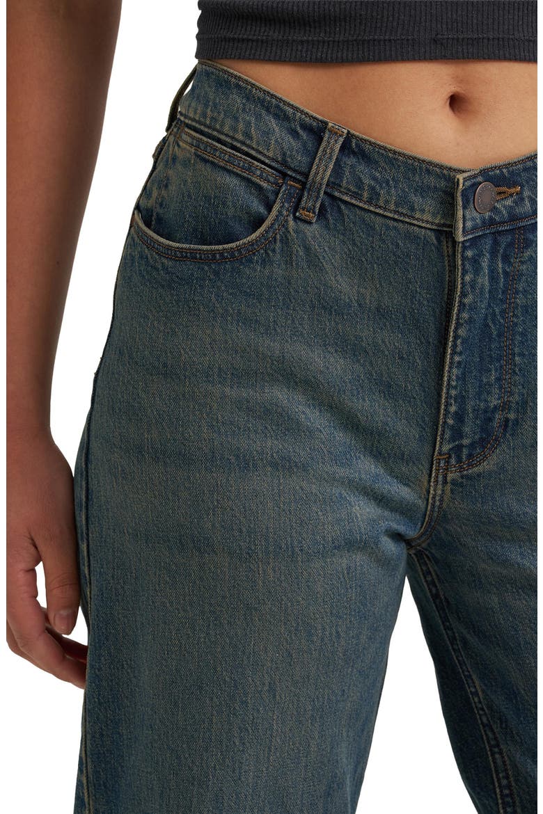 Low Rise Baggy Wide Leg Jeans, Alternate, color, BUTTERFLY
