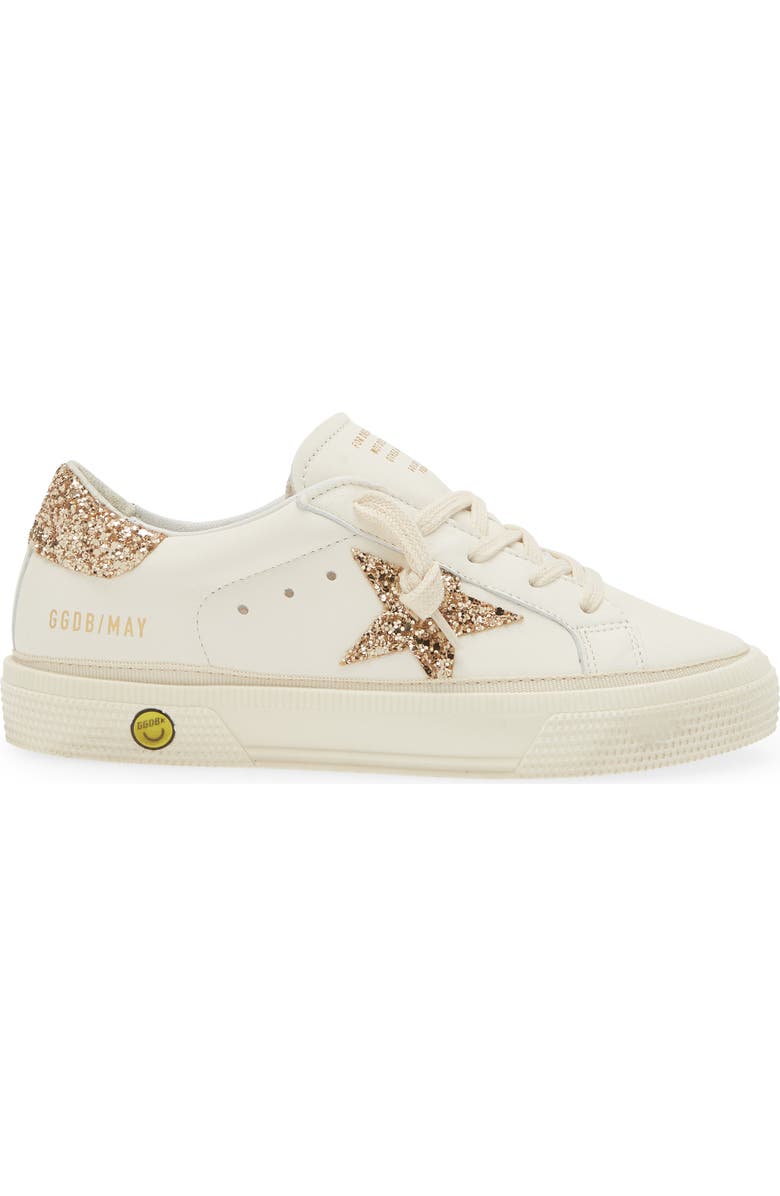 Golden Goose Kids' May Glitter Star Low Top Sneaker, Alternate, color,