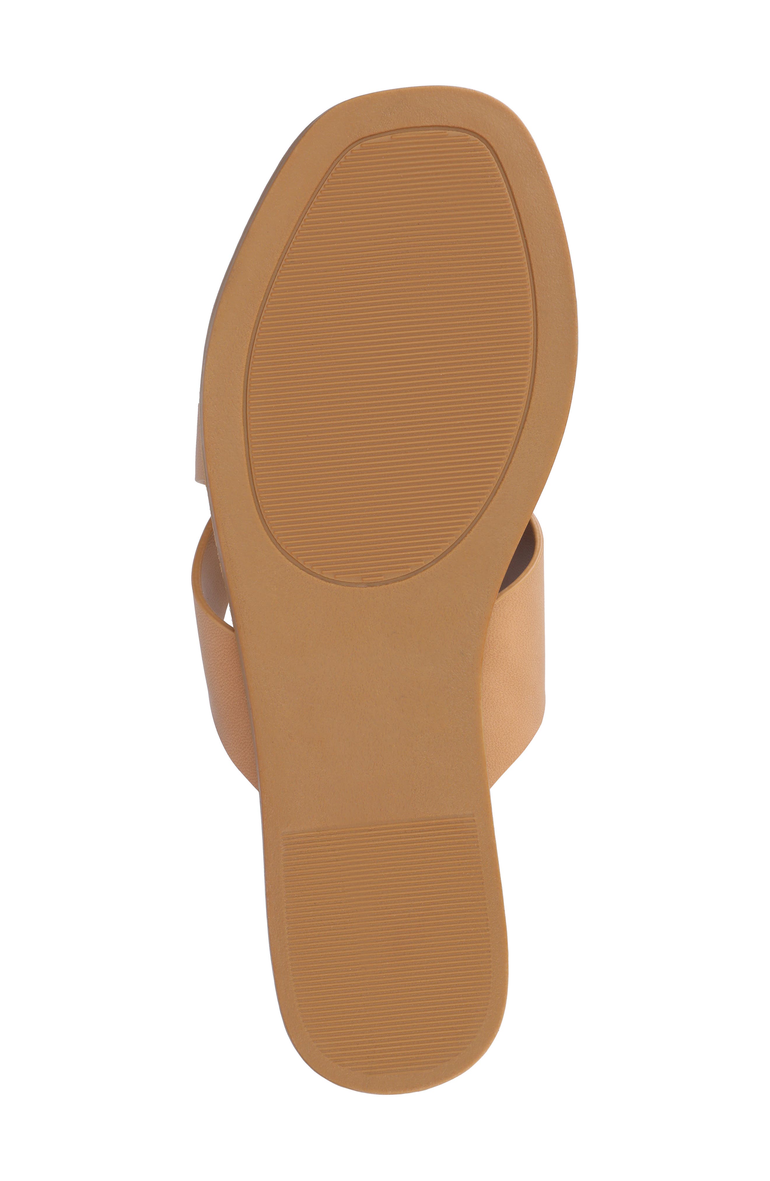 Prizzie Flat Slide Sandal, Alternate, color, TAN