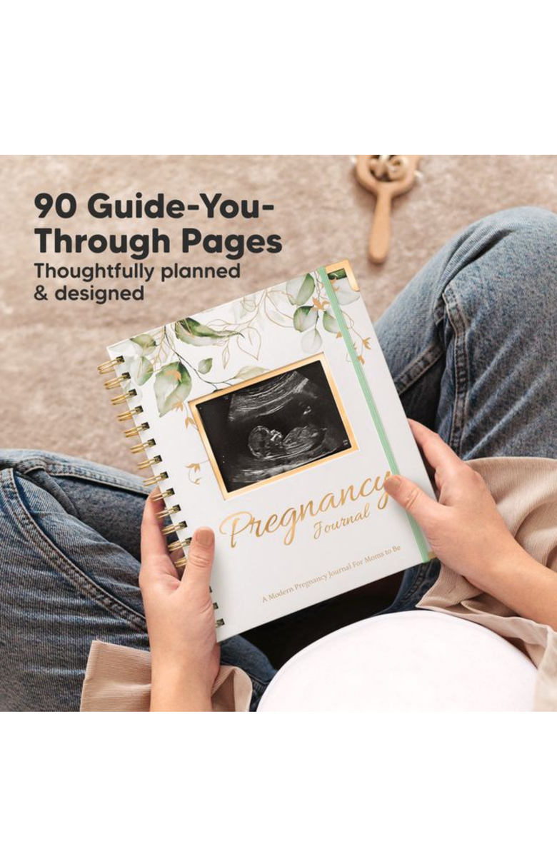 KeaBabies Inspire Pregnancy Journal, Alternate, color, Alpine