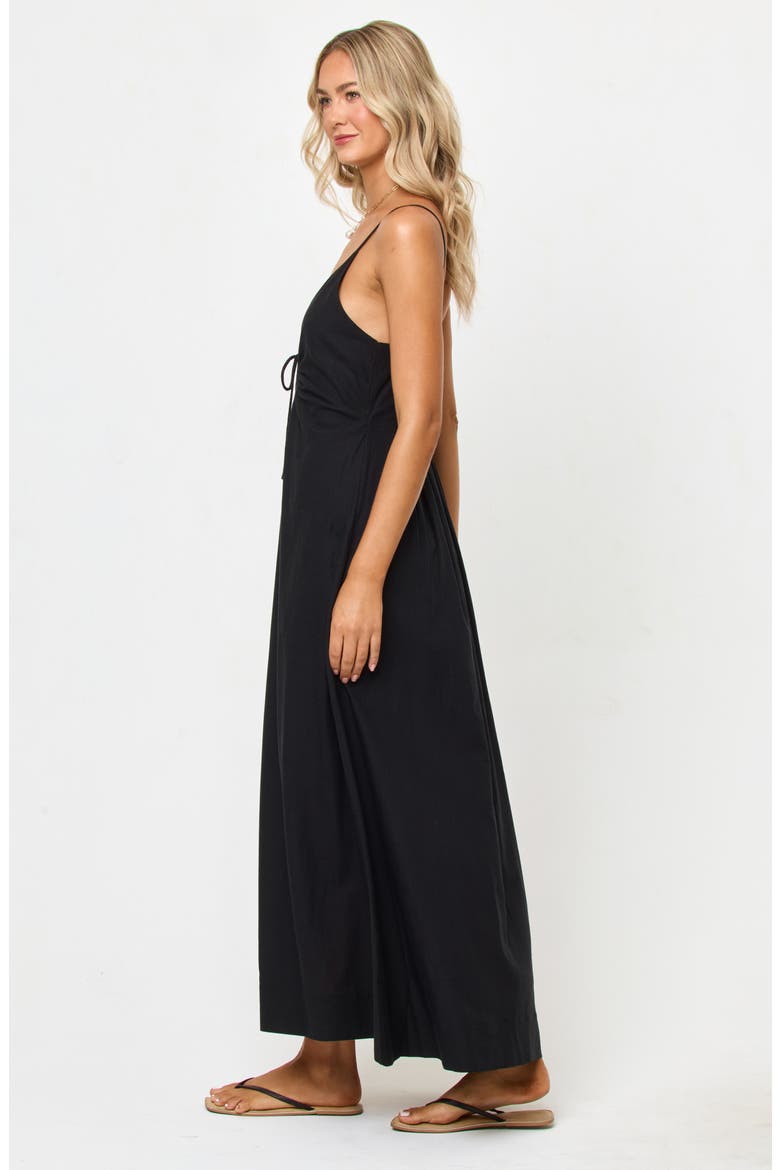 Mabel Cover-Up Maxi Dress, Alternate, color, BLACK