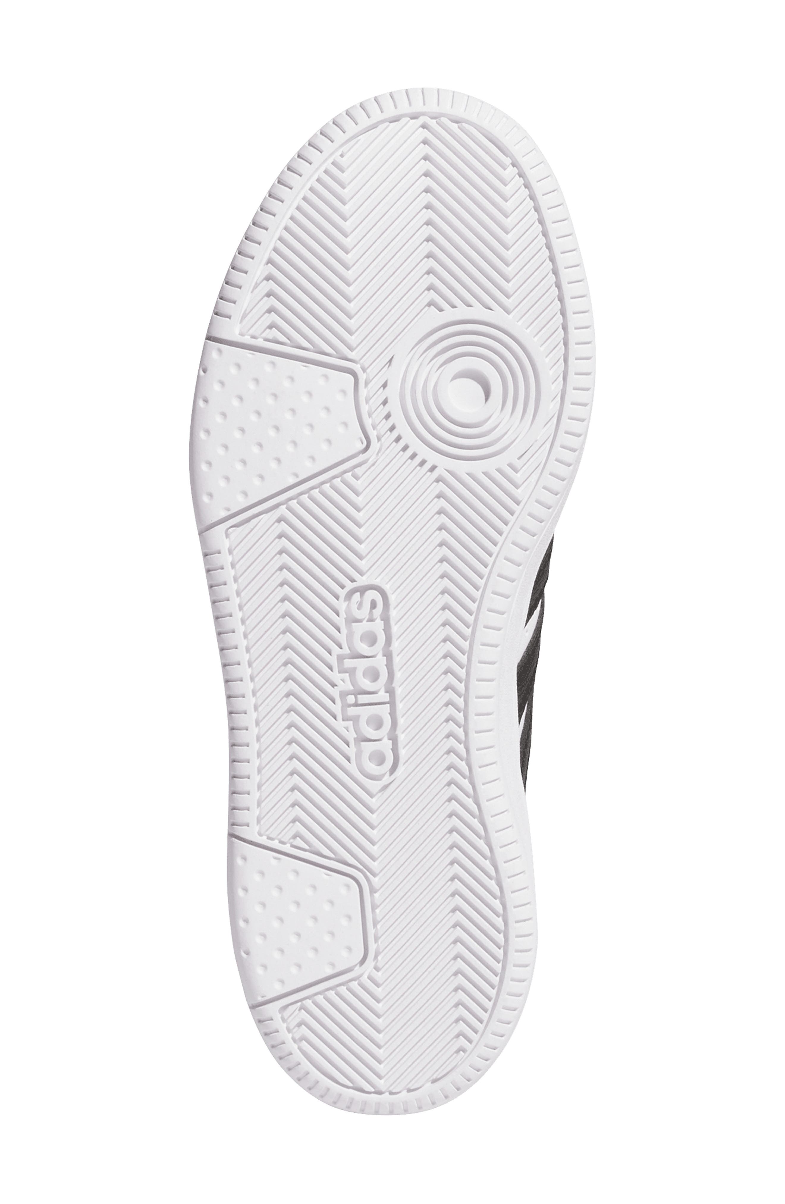 adidas Kids' Hoops Classic Sneaker, Alternate, color, White/ Black/ Orbit Grey