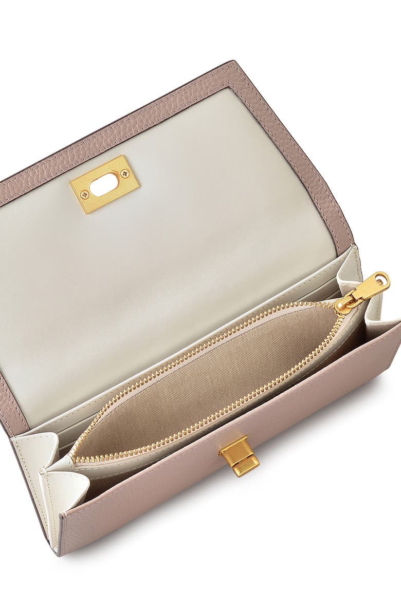 Radley Brooke Avenue Large Flapover Wallet, Alternate, color, Latte