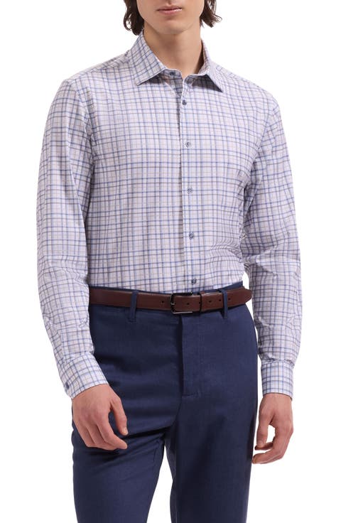 James OoohCotton® Plaid Print Button-Up Shirt