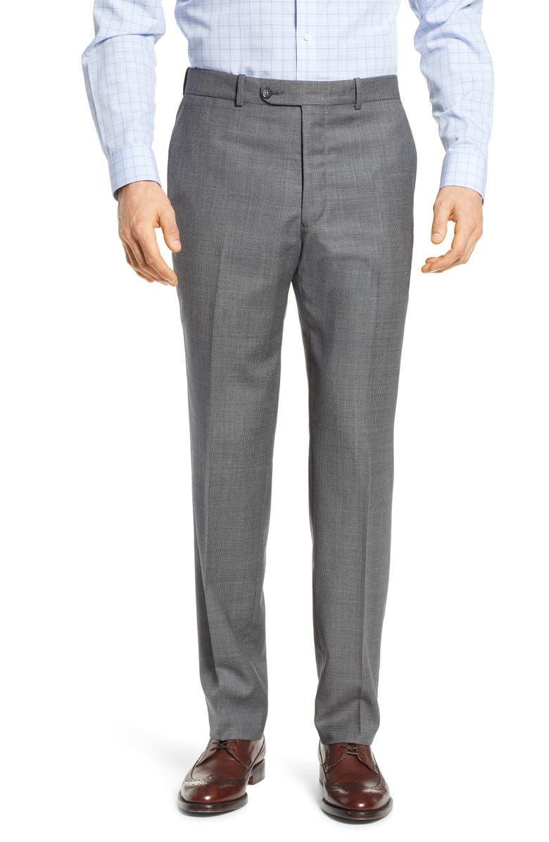 Peter Millar Flynn Classic Fit Houndstooth Wool Suit, Alternate, color, 