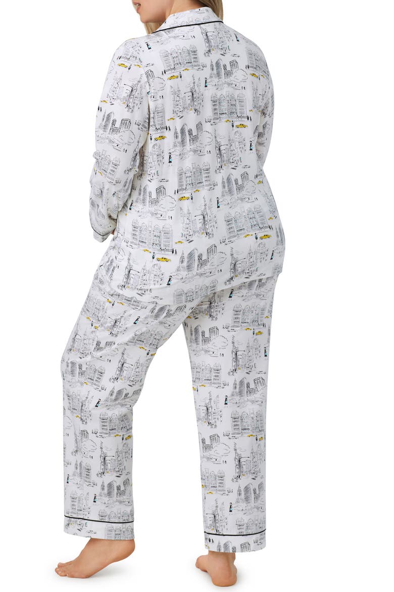 Print Jersey Pajamas, Alternate, color, CITY THAT NEVER SLEEPS