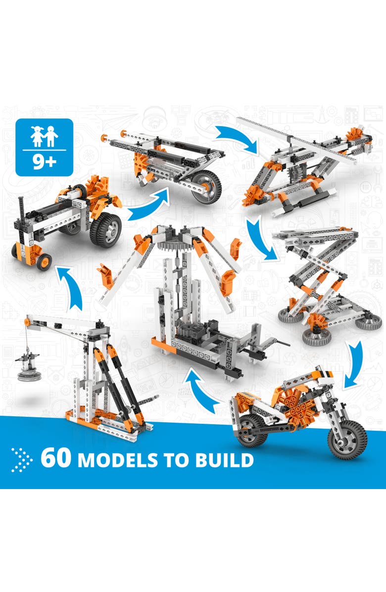 Engino Simple Machines, Brick Building Set, Alternate, color, Multicolored