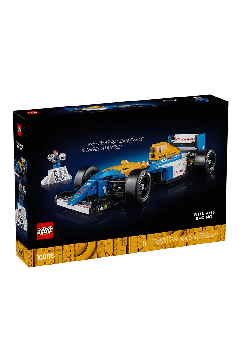 Williams Racing FW14B & Nigel Mansell 10353 Building Set, Main, color, MULTI