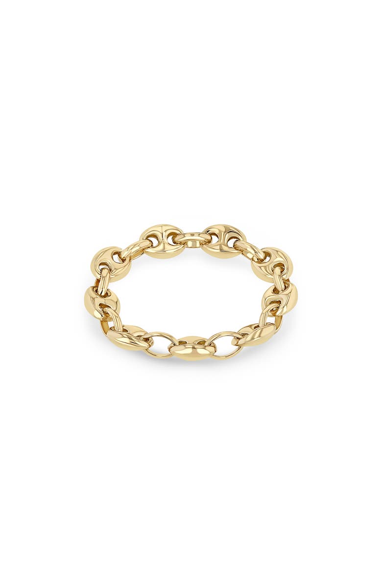 Zoë Chicco Small Mariner Chain Ring, Main, color, 14K Yellow Gold