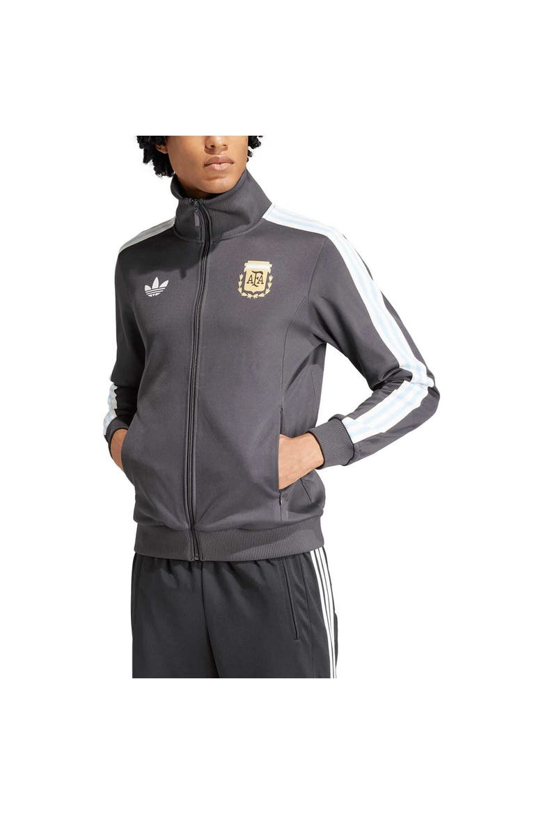 Men's adidas Originals  Black Argentina National Team Beckenbauer Full-Zip Track Jacket, Main, color, Black