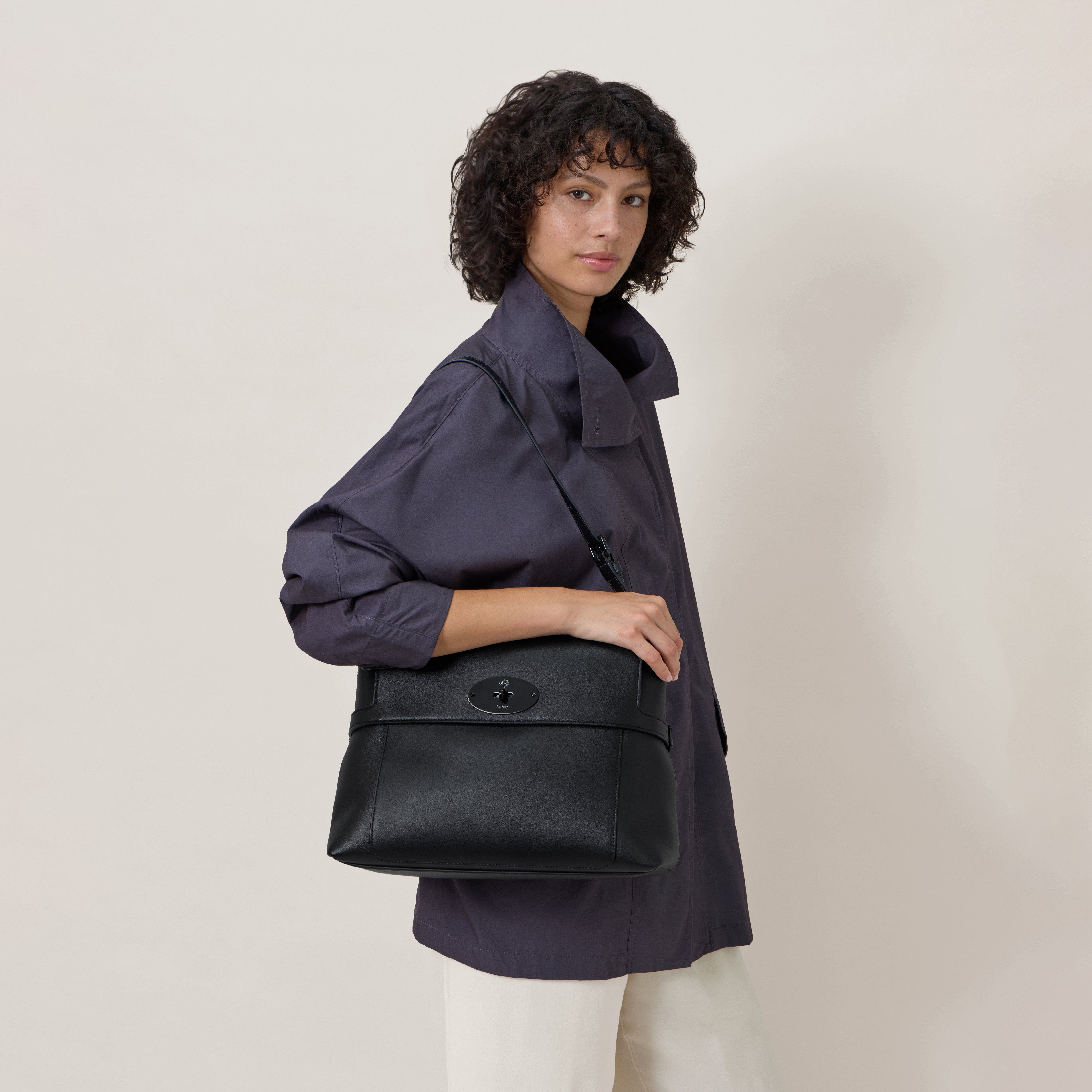 Stevie Top Handle, Alternate, color, Black