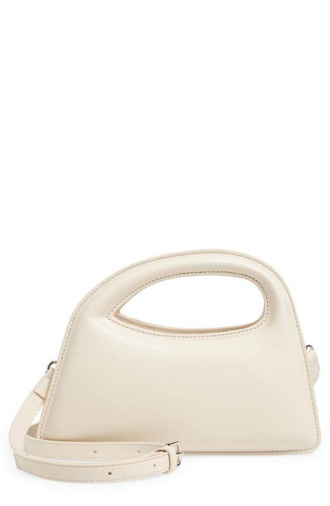 Cutout Top Handle Bag