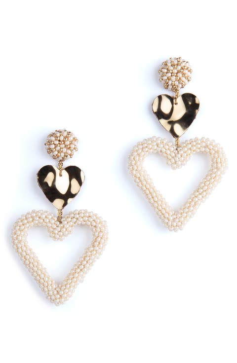 Candi Heart Drop Earrings