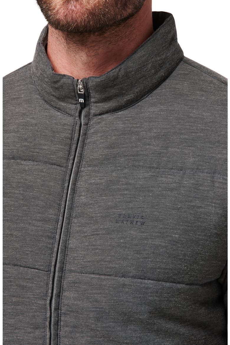 Climate Drop Quilted Jacket, Alternate, color, HEATHER BLACK