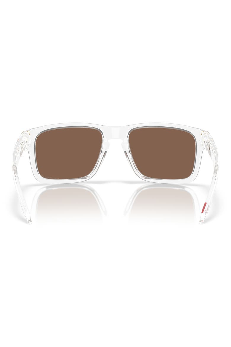 55mm Polarized Prizm™ Square Sunglasses, Alternate, color, CLEAR