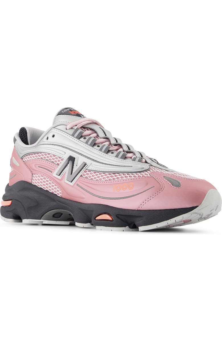 New Balance 1000 Sneaker, Main, color, Pink Taffy/ Silver Metallic