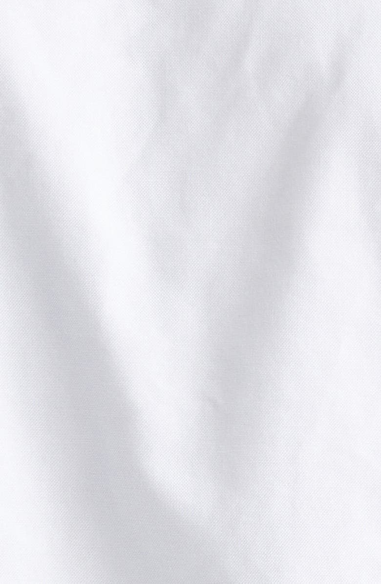 Thom Browne Classic Cotton Poplin Button-Down Shirt, Alternate, color, White