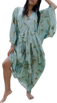 SAACHI Tie Front Kaftan