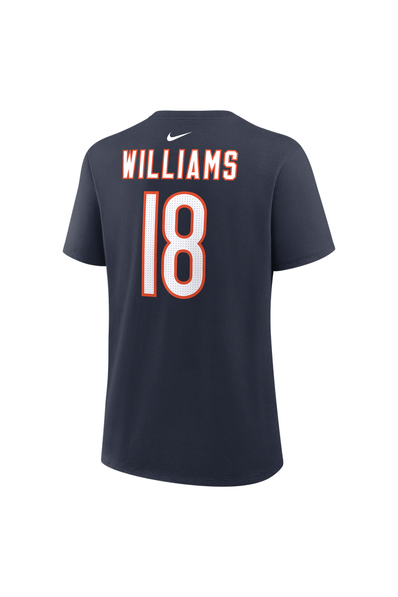 Women's Nike Caleb Williams Navy Chicago Bears Name & Number T-Shirt, Alternate, color, Navy