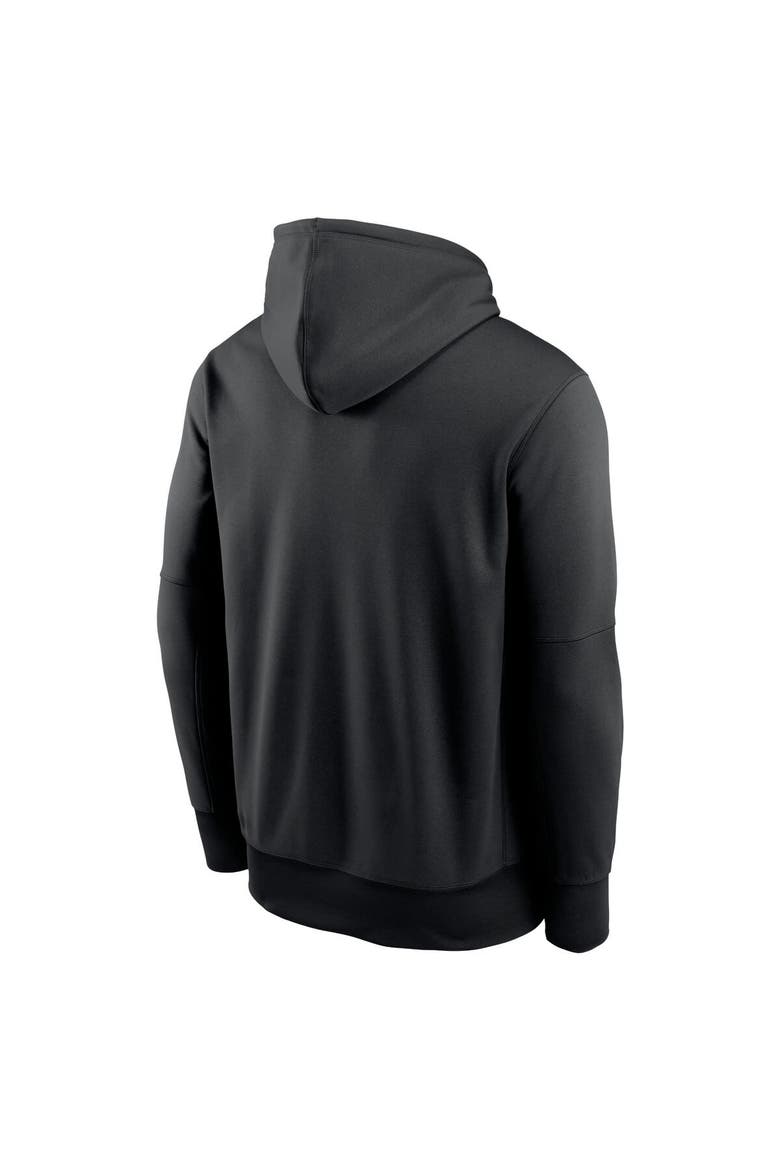 Men's Nike Black Detroit Lions Team Performance Pullover Hoodie, Alternate, color, Black