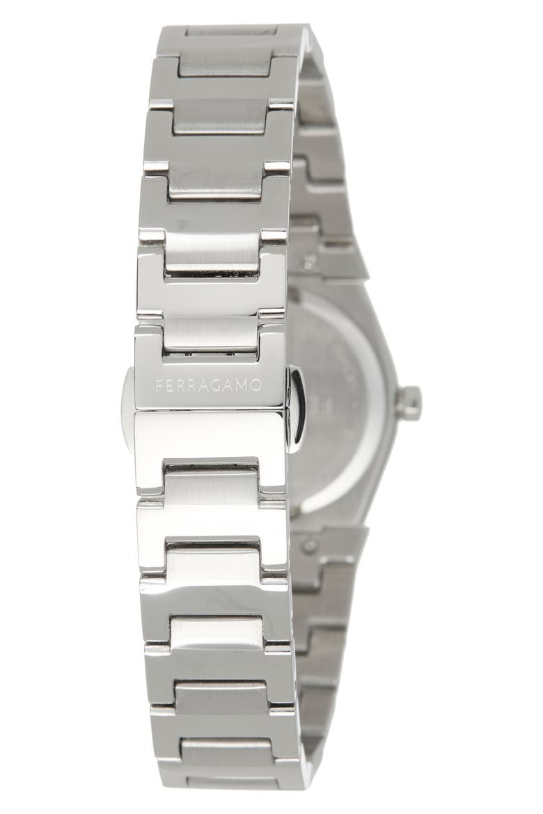Vega Holiday Capsule Diamond Dial Bracelet Watch, 28mm, Alternate, color, BLUE/ STAINLESS STEEL