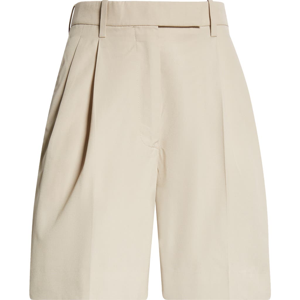 Thom Browne Khaki High-waisted Bermuda Shorts In Khaki