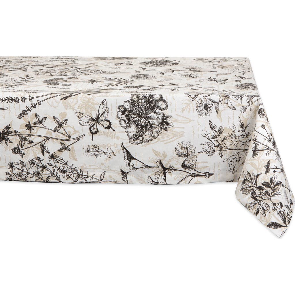 Dii Botanical Print Tablecloth 60x84