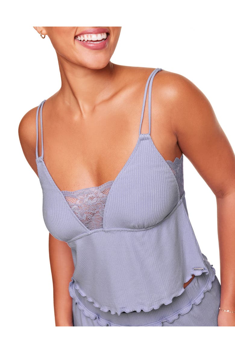 Valencia Pajama Cami And Pants Set, Alternate, color, Medium purple