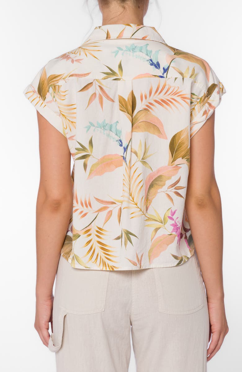 VELVET HEART Gavin Linen Top, Alternate, color, Vintage Tropical