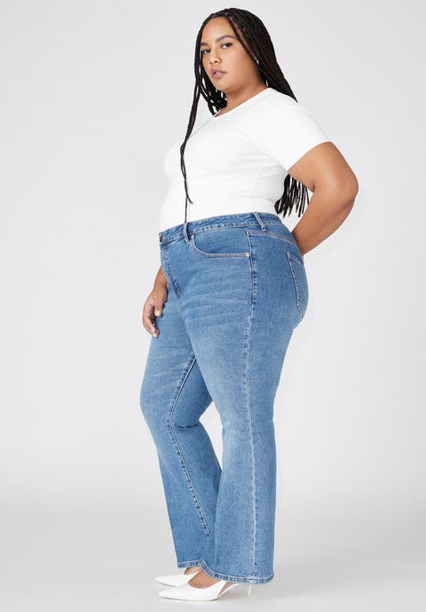 The Flare Leg Jean (Plus)