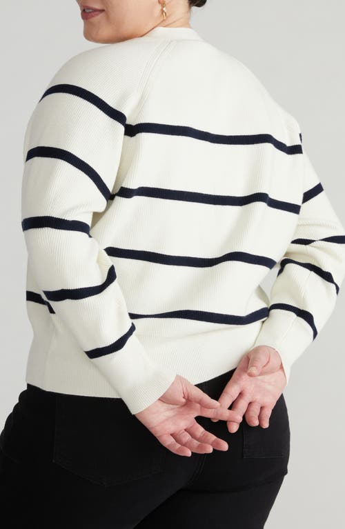 Universal Standard Rib Cardigan In Neutral