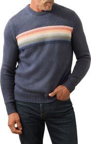 Faherty Heirloom Stripe Organic Cotton Crewneck Sweater