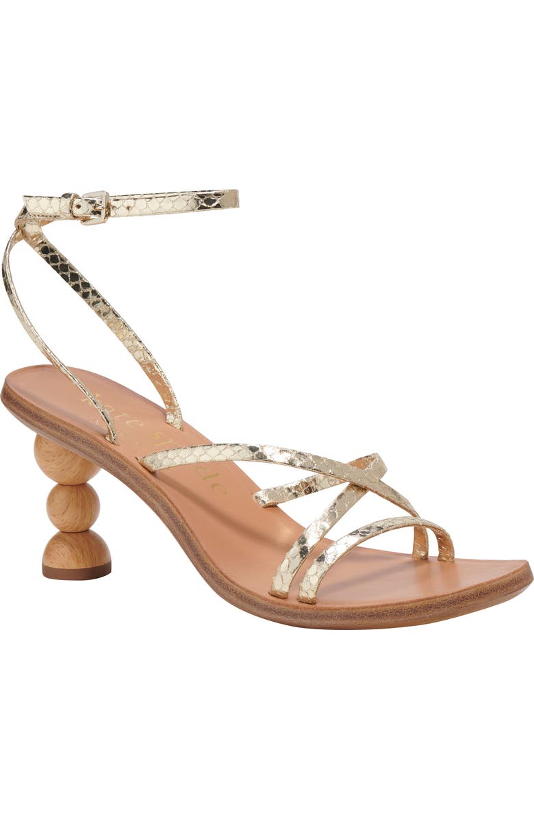 Kate Spade New York charmer snakeskin embossed sandal, Main, color,