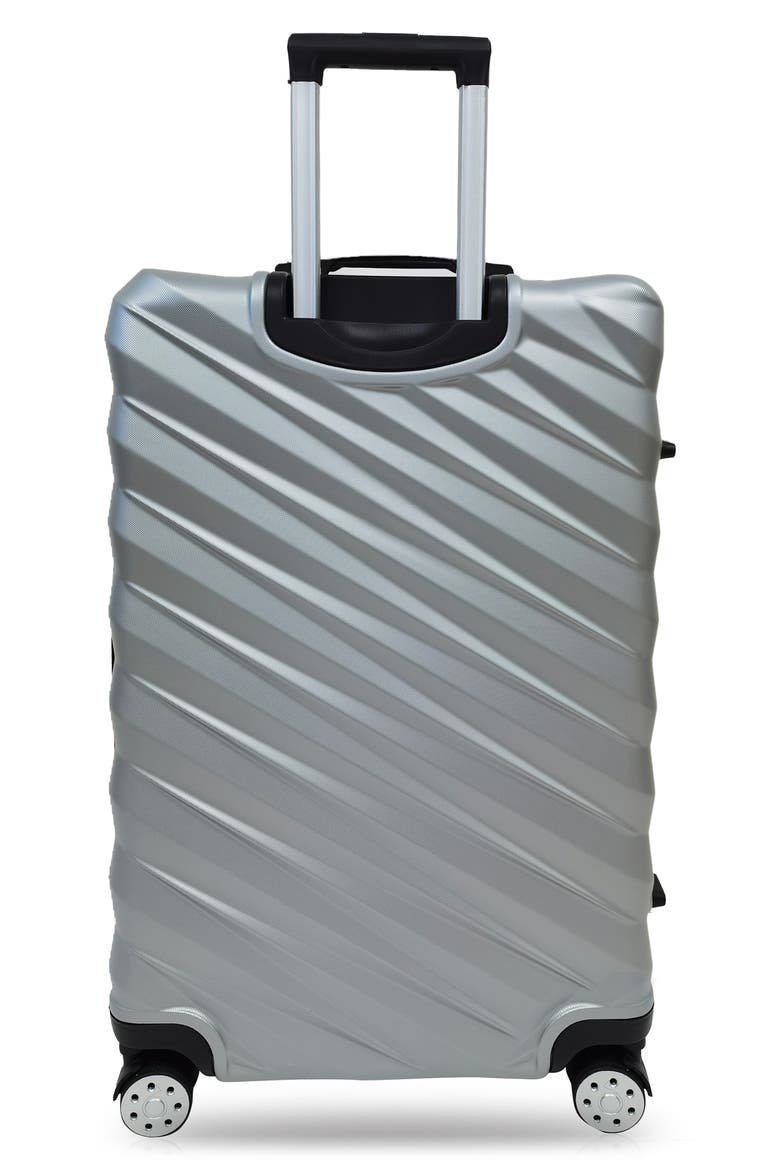 Storto 24-Inch Medium Hardside Spinner Suitcase, Alternate, color, SILVER