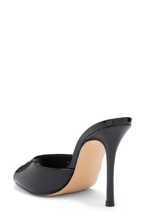 Steve Madden Priya Peep Toe Mule In Black