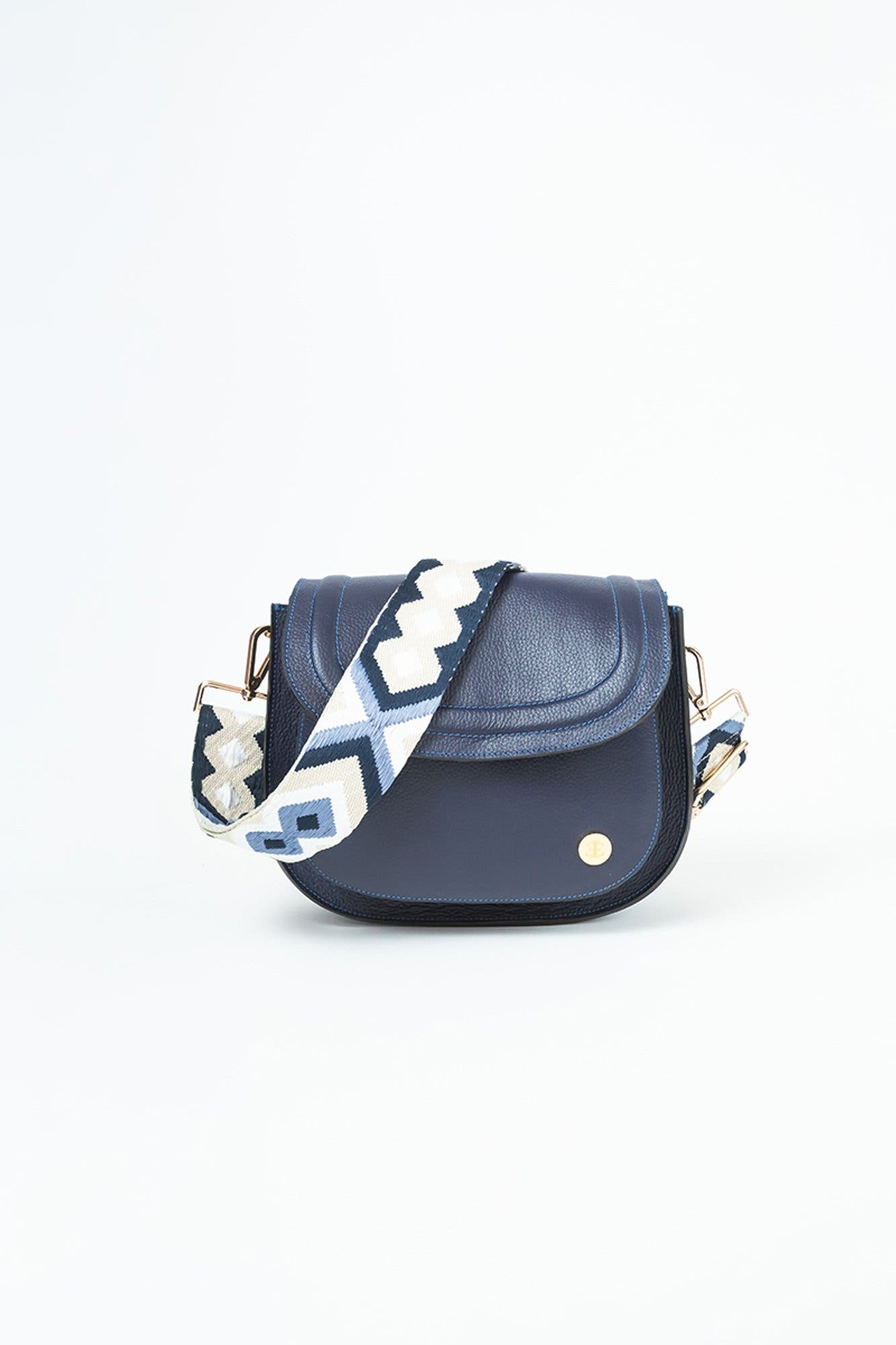 EVA INNOCENTI Monica Crossbody Bag, Main, color, Navy Blue