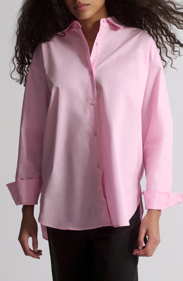 Brooklyn Industries Cotton Button-Up Shirt, Main, color, 