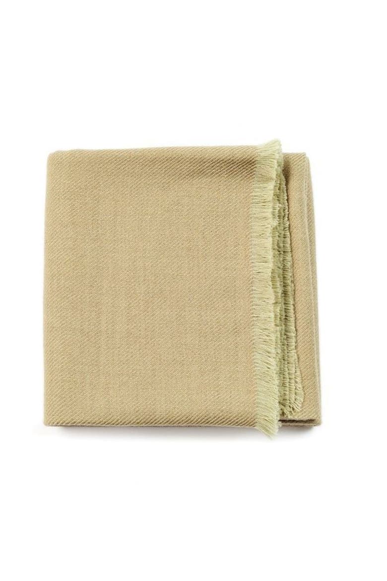 Dandelion Yellow Handloom Merino Light Weight Throw, Main, color, Green/Yellow