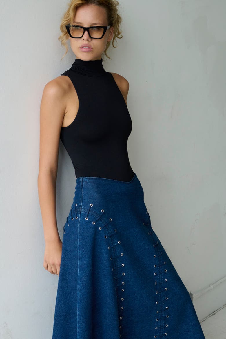 Jan Skirt, Alternate, color, Beekman St.