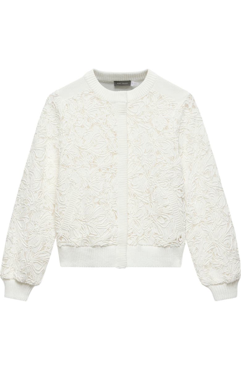 MINT VELVET Lace Mix Bomber, Alternate, color,