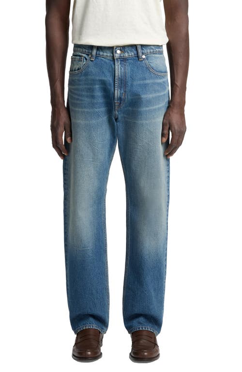 7 For All Mankind Bakersfield Modern Straight Jeans In Blue