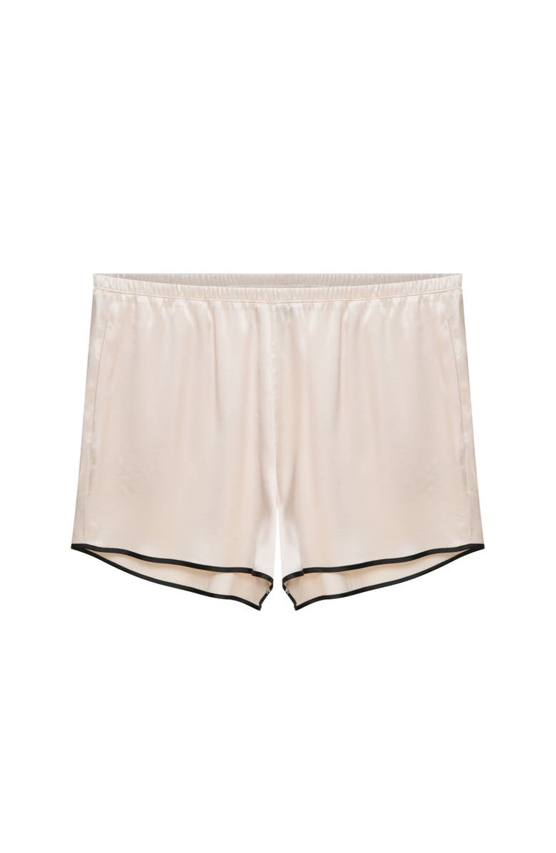 House Of Silk Silk Short Pyjama Suit, Alternate, color, Champagne