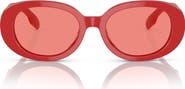 Burberry Kids' 48mm Oval Sunglasses