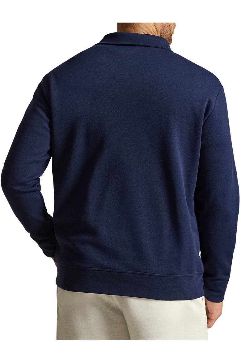 Big & Tall Colorblocked 1/4-Zip Sweatshirt, Alternate, color, NEWPORT NAVY
