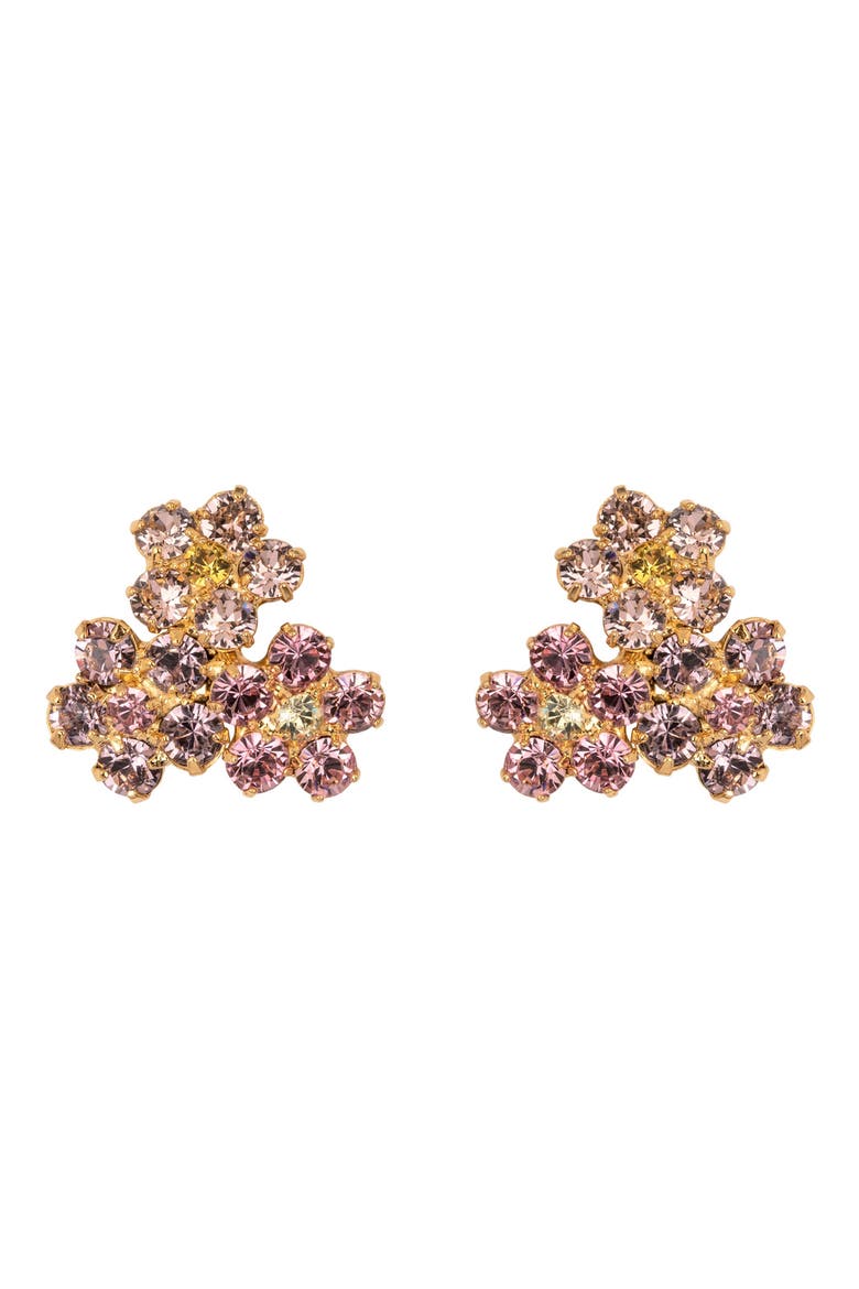 Demetria Earrings, Main, color, ROSE MULTI