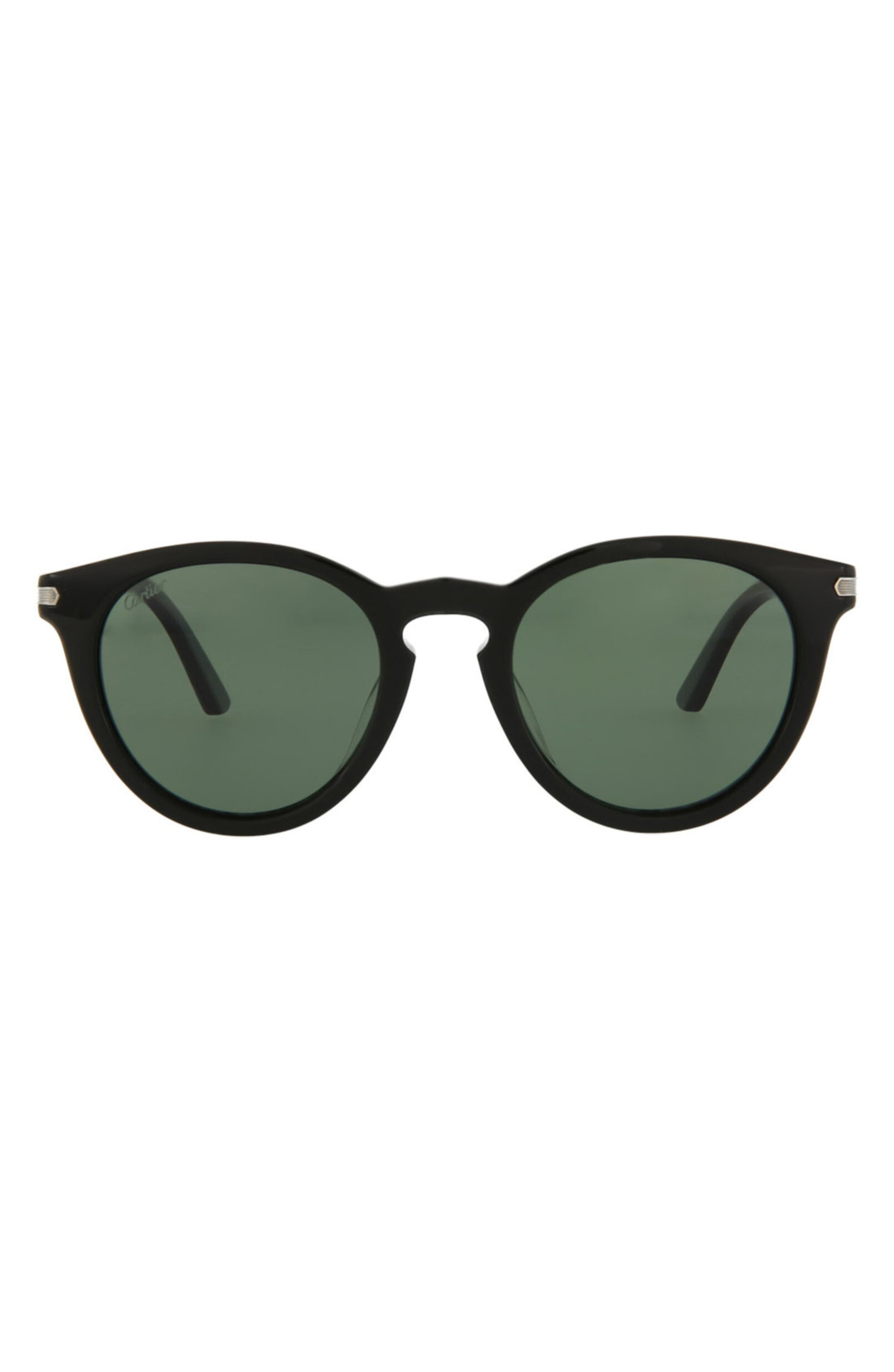 Cartier 49mm Oval Sunglasses